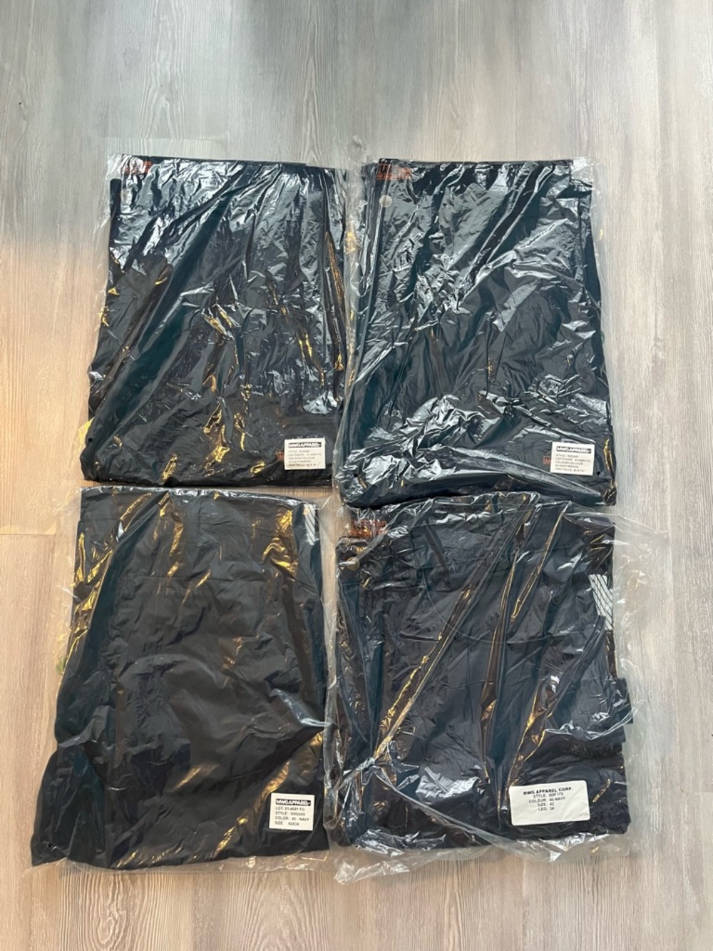 4 NWT MWG Apparel Navy Fire Retardant Pants size 42, leg 34 - Read!